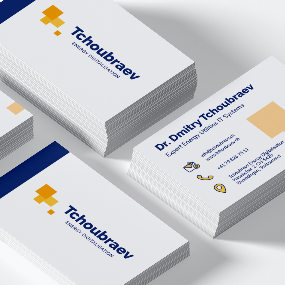 Tchoubraev Energy Digitalisation - Brand Strategy, Identity Design