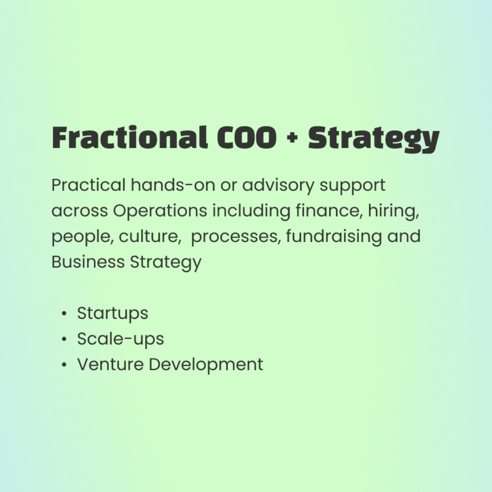 Fractional COO + Strategy