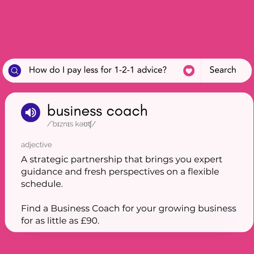 Business Coaching from £150 (inc. VAT)