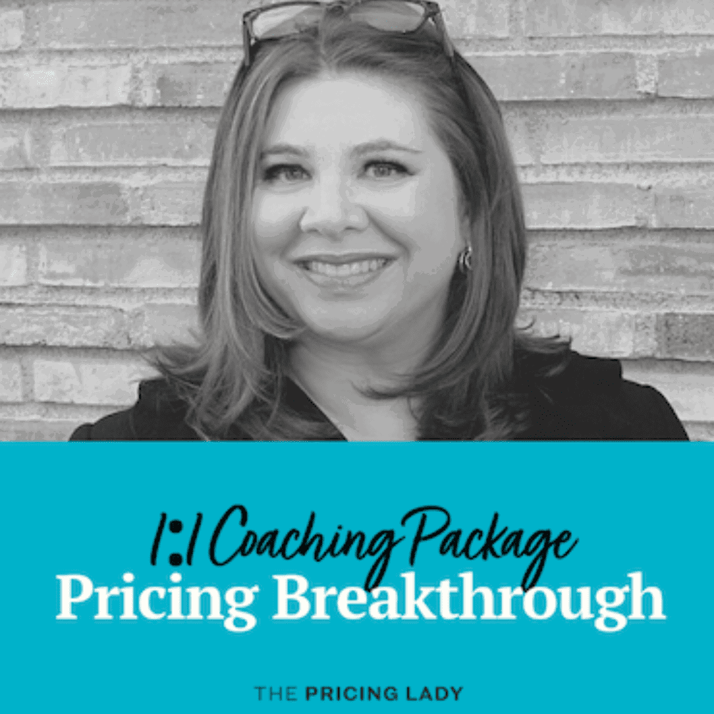 1:1 Coaching: Pricing Breakthrough Package