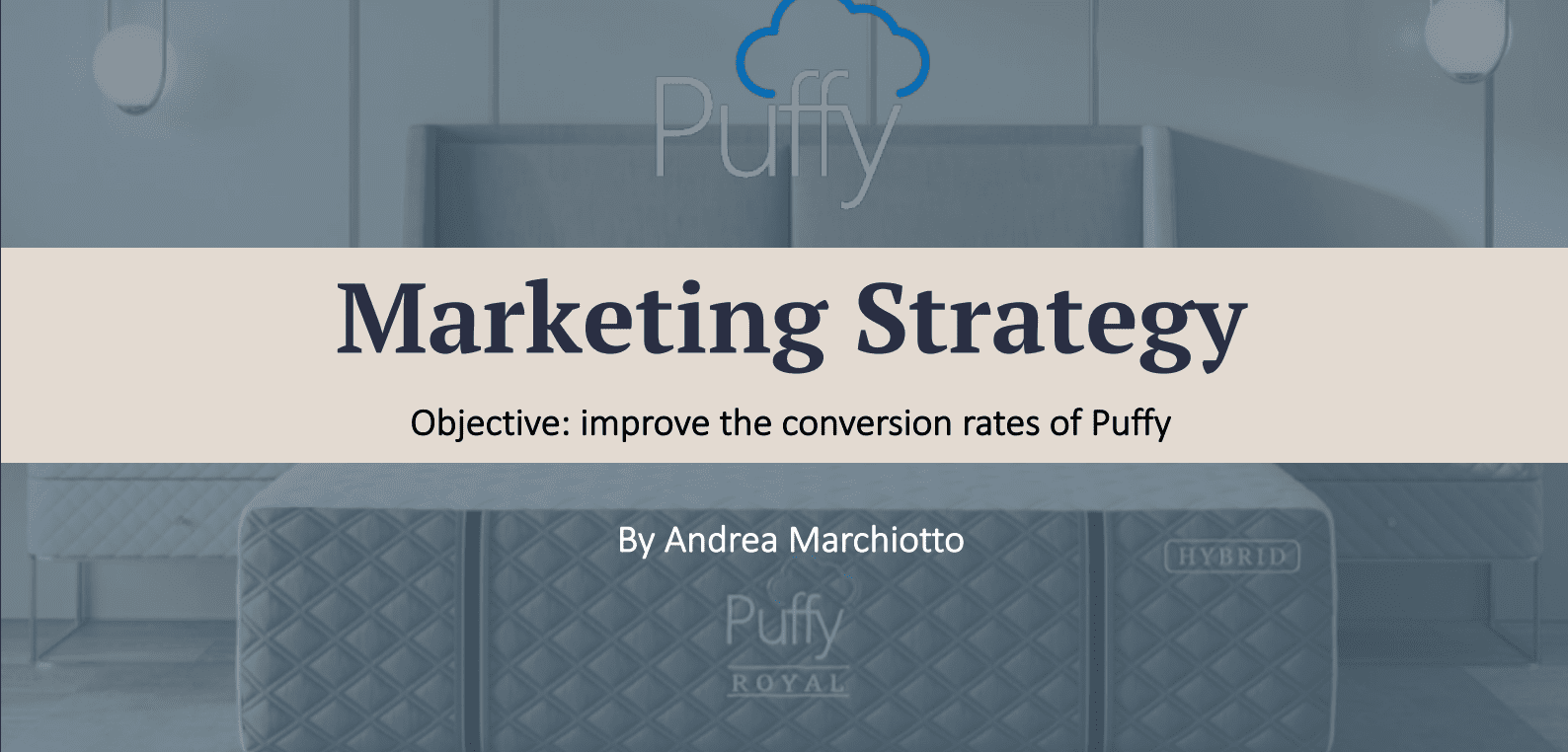 Marketing Strategy @ Puffy.com