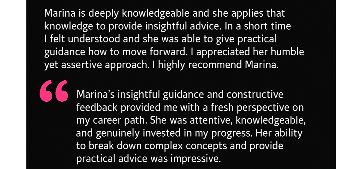 Career Consultant & Life Coach